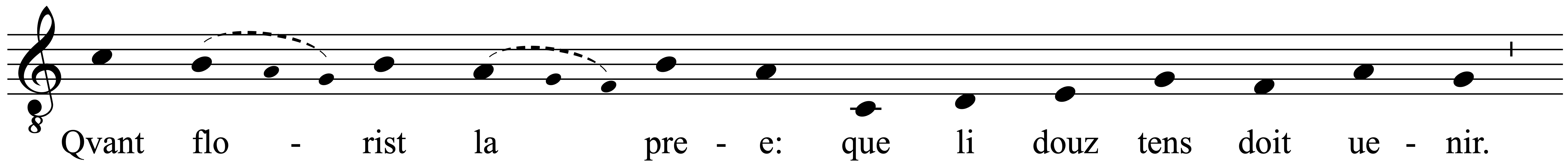 Work musical notation